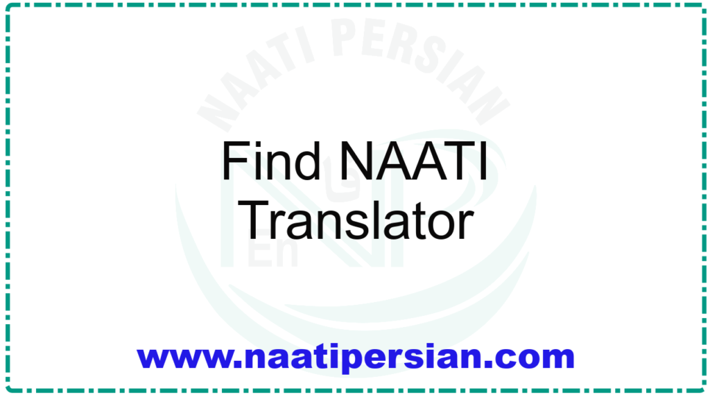Find NAATI Translator