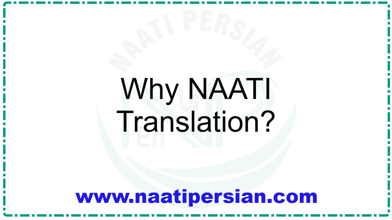 Why NAATI Translation